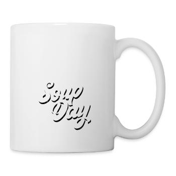 Chaque jour est soupe bol bol repas nourriture - Mug blanc - blanc - Droite