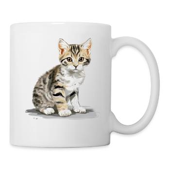 Cat Cats American Wirehair - Mug - white - Right