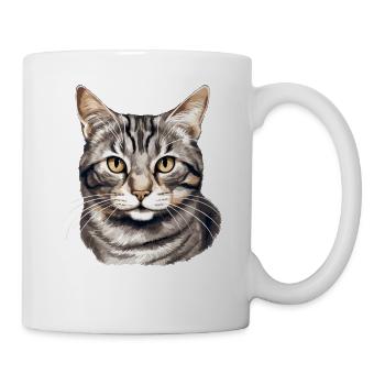 Cat Cats American Wirehair - Mug - white - Right