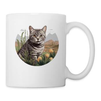 Cat Cats American Shorthair - Mug - white - Right