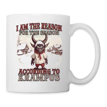 Der Krampus Kommt | Kramperl | Krampus Kostüm - Tasse - Weiß - Rechts