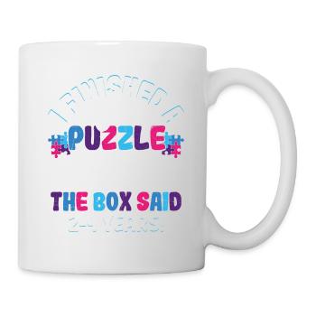 J’ai terminé une pièce de résolution de puzzle - Mug blanc - blanc - Droite