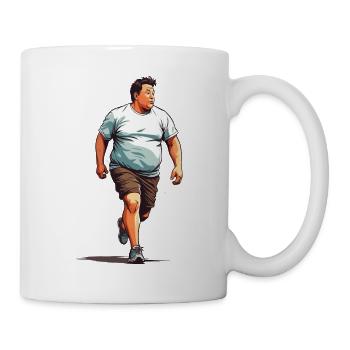 Funny Streetwear Jogging & Fitness Esthétique - Mug blanc - blanc - Droite