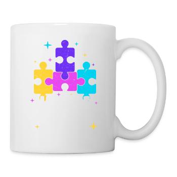 Je casse-tête bien au-delà de ma pièce de puzzle à l’heure du coucher - Mug blanc - blanc - Droite