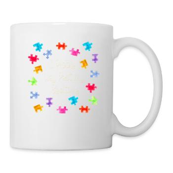 Je casse-tête bien au-delà de mon puzzle pièce du coucher - Mug blanc - blanc - Droite