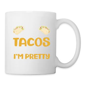 Taco Lover Food Quote Taco - Tasse - Weiß - Rechts