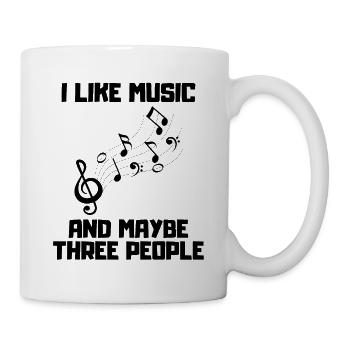 Musical instrument, trumpet, wind instrument, musician - Mug - white - Right