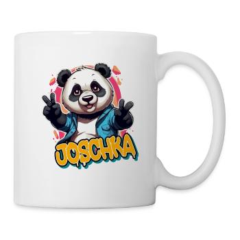 JOSCHKA - Handsome Boy Name with Cool Panda - Mug - white - Right
