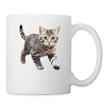 Cat Cats American Wirehair - Mug - white - Right