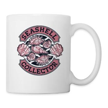 Seashell Collector Bivalvia Shell Hunter Seashell - Mug - white - Right