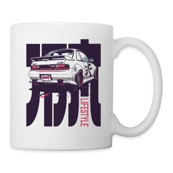 Japanese 90s Cars Lifestyle: JDM Tuning - Mug - white - Right
