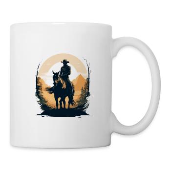 Aesthetic Horse Rider Streetwear Iconic - Mug - white - Right