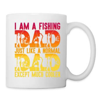 fisch, fisch, angeln, see, meer, angeln, fauna, exotisch - Tasse - Weiß - Rechts
