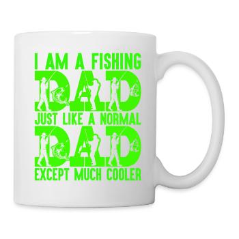 fisch, fisch, angeln, see, meer, angeln, fauna, exotisch - Tasse - Weiß - Rechts