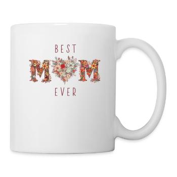 Meilleure maman au monde Super maman pour la fête des mères - Mug blanc - blanc - Droite