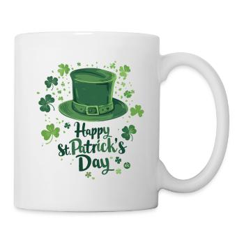 Chapeau haut de forme émeraude - Mug blanc - blanc - Droite