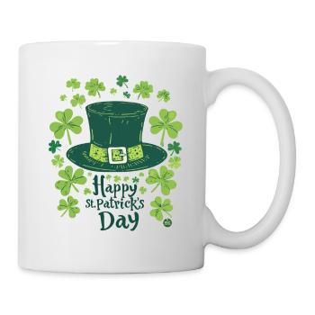 Chapeau de trèfle - Mug blanc - blanc - Droite