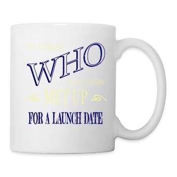 Weightless Space Ship Celestial Statement Gift - Mug - white - Right