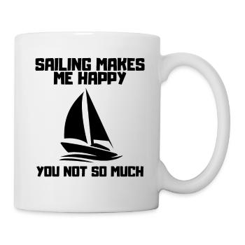 Sailing, Sailing, Sailboat, Sailing Ship, Sailing - Mug - white - Right