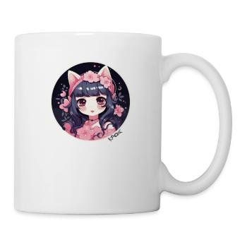 Cute anime girl as princess - Mug - white - Right