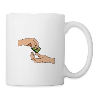 Taxpayer tax office pay tax - Mug - white - Right