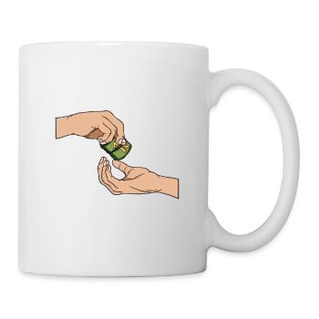 Taxpayer tax office pay tax - Mug - white - Right