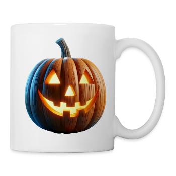 Jack o Lanterne citrouille - Mug blanc - blanc - Droite