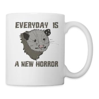 opossum funny possum opossum - Mug - white - Right
