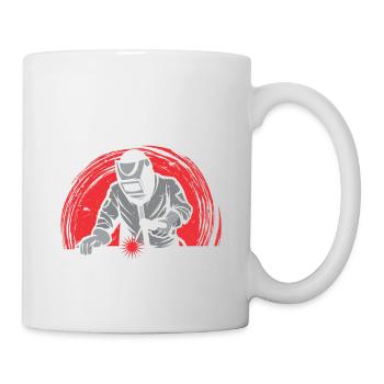 Schweißer Schweißen - Tasse - Weiß - Rechts