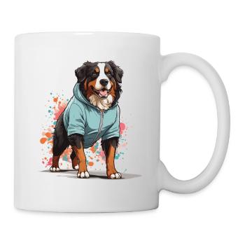 Border Collie Streetwear Jogging Style Esthétique - Mug blanc - blanc - Droite