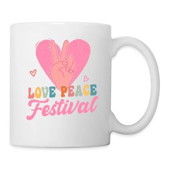 Love.Peace.Festival - Mug - white - Right