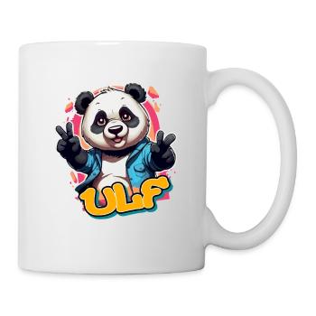 ULF - Handsome Boy Name with Cool Panda - Mug - white - Right