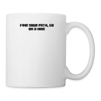 Randonnée - Trouvez votre chemin, partez en randonnée - Mug blanc - blanc - Droite