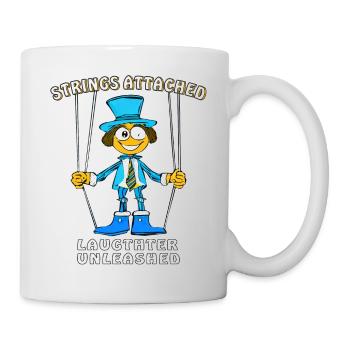 MARIONETTEN STRINGS ATTACHED LAUGHTER - Tasse - Weiß - Rechts
