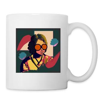 Psychedelic Groove: 70s Vibes - Mug - white - Right