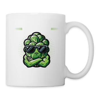 Brussels Sprouts Lover Funny Vegetable - Mug - white - Right
