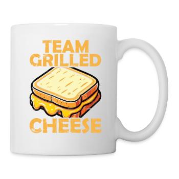 Team Grilled Cheese Lover Funny - Mug - white - Right