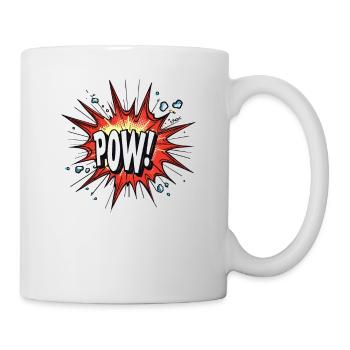 Crash Bang Boom : Cartoon Sounds Pow - Mug blanc - blanc - Droite