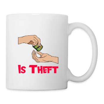 Taxpayer tax office pay tax - Mug - white - Right