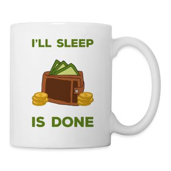 Taxpayer tax office pay tax - Mug - white - Right