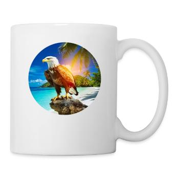 Eagle at Eagle Beach Aruba Summer Vacation - Mug - white - Right
