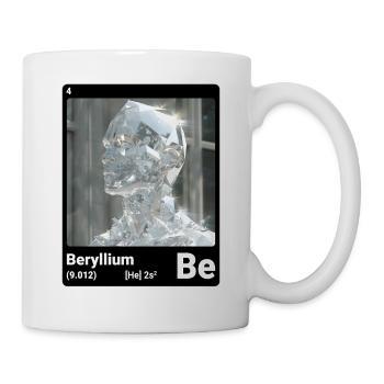 Béryllium - Be - élément chimique 004 - Mug blanc - blanc - Droite