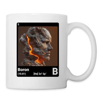 Bore - B - élément chimique 005 - Mug blanc - blanc - Droite