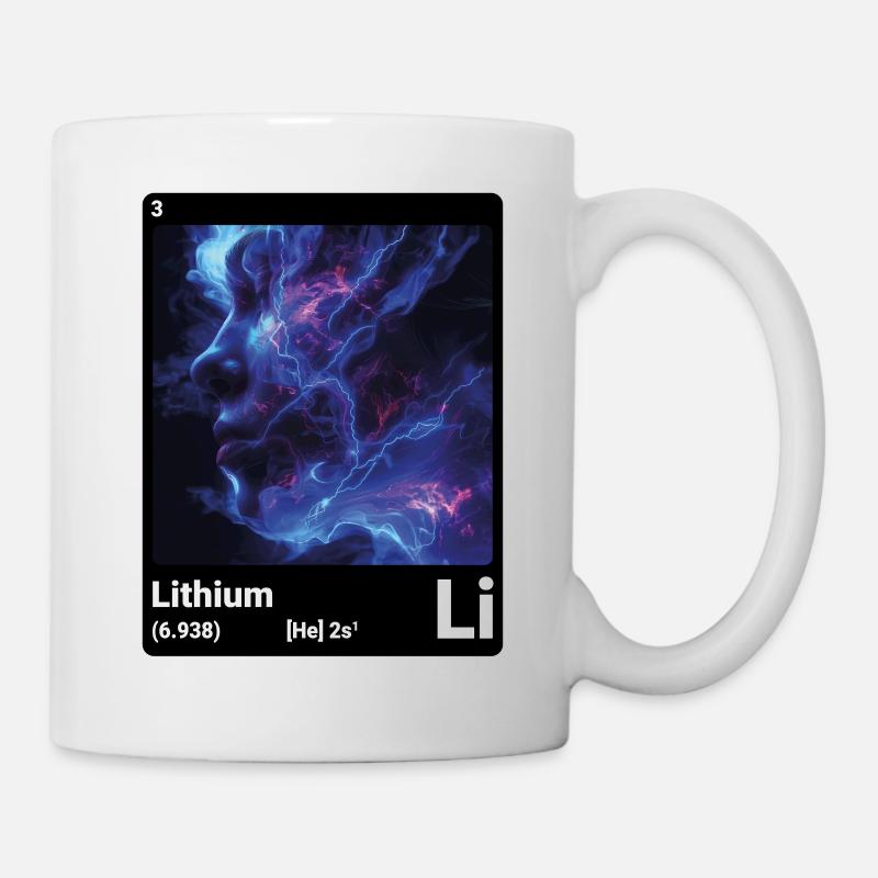 Lithium Li Chemical Element 003 - Mug - white