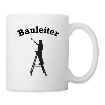 Drôle de directeur de la construction en chef de la conception du chantier de construction - Mug blanc - blanc - Droite