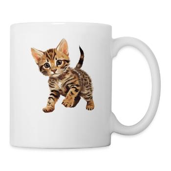 Bengal Cat Bengalkatze - Mug - white - Right