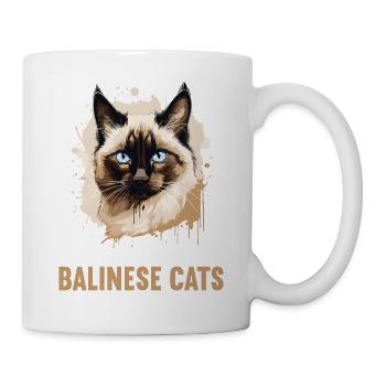 Balinese Cat Balinesenkatze - Mug - white - Right