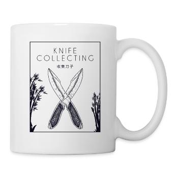 Messer sammeln Chinesisches Hanzi Restaurierungsmesser - Tasse - Weiß - Rechts