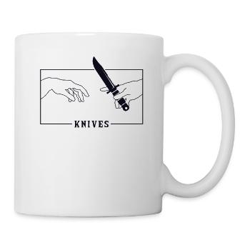 Michelangelo Creation of Adam Knives Lover Knife - Mug - white - Right