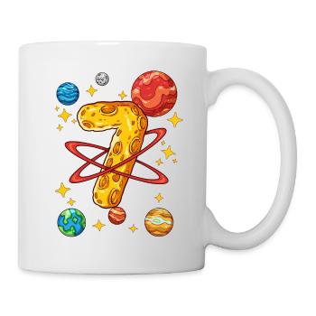 7 Anniversaire Astronaute de l’espace 7 ans - Mug blanc - blanc - Droite